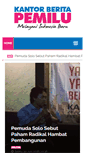 Mobile Screenshot of kantorberitapemilu.com